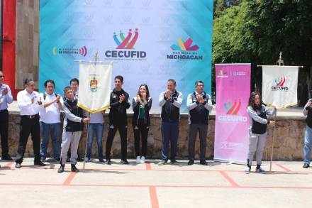 Abanderan a delegación michoacana que competirá en Juegos Deportivos Populares 2019